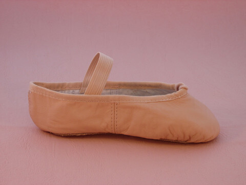 Leather ballet shoes